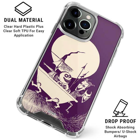 Disney The Nightmare Before Christmas Lock Shock and Barrel Art iPhone 16 Pro Clear Case